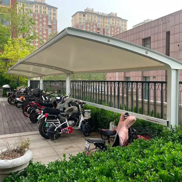 定西膜结构电动车棚