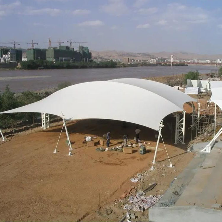 定西膜结构汽车棚